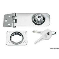 Chiusura a cerniera per cassapanche e boccaporti