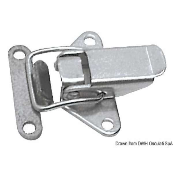 Chiusura a leva in Acciaio Inox per cofani e sportelli