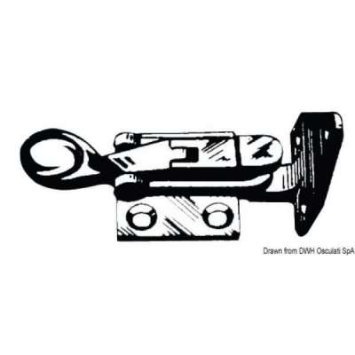 Chiusura per cofani, boccaporti, a gancio a 90°, tipo leggero e robusto