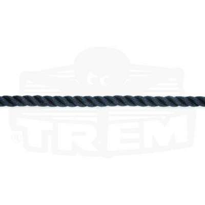 Cima nera in poliestere alta tenacita ritorto 3 capi