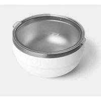 Ciotola isolata media Rambler Bianca con coperchio