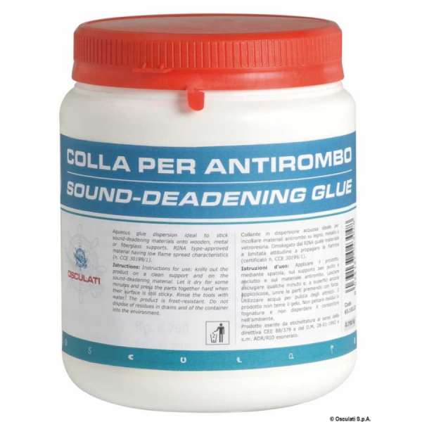 Collante autoestinguente per fonoisolanti/fonoassorbenti