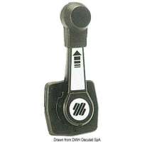 Comando monoleva ad incasso per montaggio a parete