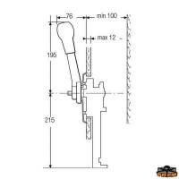 Comando monoleva TELEFLEX 700SS