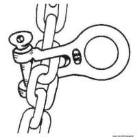 Connettore a cavallotto KONG Chain gripper in acciaio inox