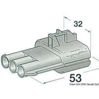Connettori stagni in plastica