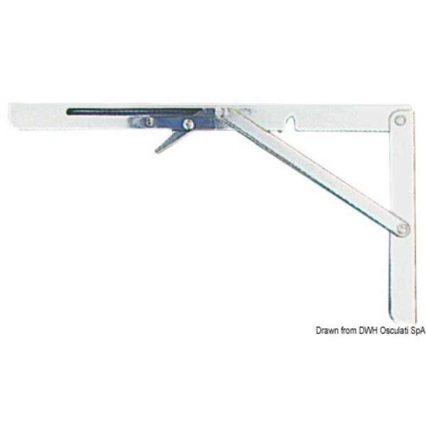 Coppia bracci di supporto abbattibili