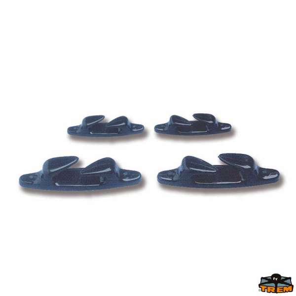 Coppia di passacavi assimmetrici in nylon