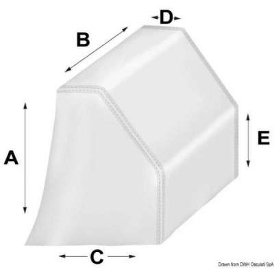 Copriconsolle di guida per scafi aperti originale TESSILMARE