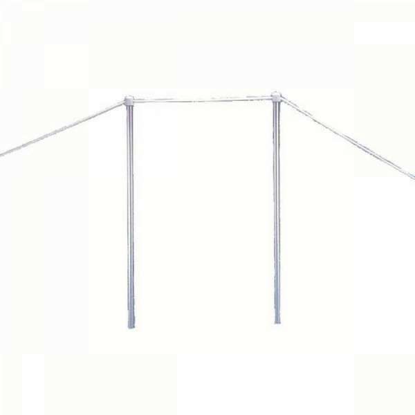 Corrimano per passerelle completo di candelieri