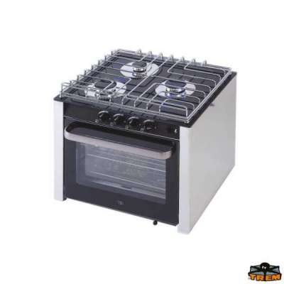  Cucina a gas con forno a snodo cardanico 3 fuochi Can