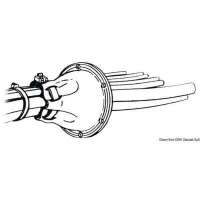 Cuffia conica passacavi in PVC