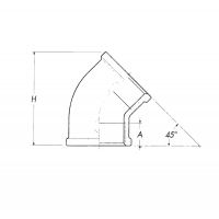 Curva In Bronzo A 45 F-f