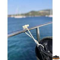 Elastici serravele con cavigliotti in nyon