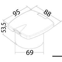 Entrata d’acqua dolce New Edge ad incasso