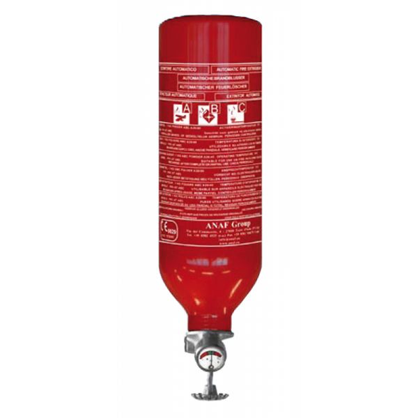 Estintore Automatico In Polvere Con Manometro