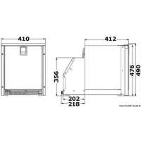 Fabbricatore di ghiaccio White Ice Low Profile ISOTHERM by Indel Webasto Marine