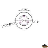 Fanale 360° di fonda a led EASY LED AISI 316