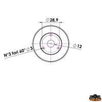 Fanale di fonda 360° alogeno aisi 316