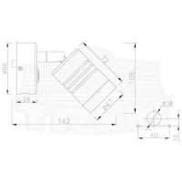 Faretto LED con presa USB Trem Aurora Light