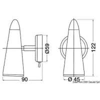 Faretto alogeno testa letto FORESTI E SUARDI Argo