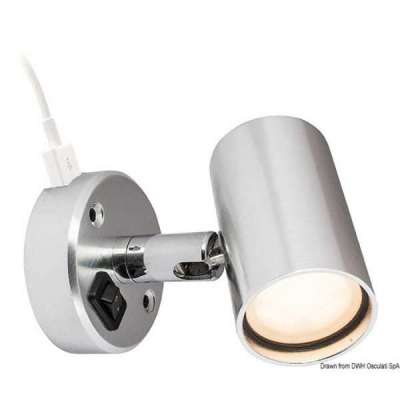 Faretto LED BATSYSTEM Tube, con presa USB (escluso 13.867.05)