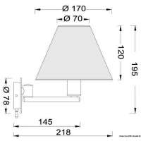 Faretto testa letto snodato FORESTI E SUARDI Maia