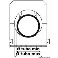 Fascetta per fissaggio tubi e cavi