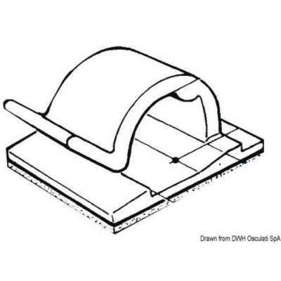 Fermacavo in Nylon autoadesivo