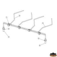 Fermapentola a 2 fuochi 2 burners pan holder per piani a induzione