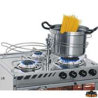 Fermapentola a colonna 2 fuochi