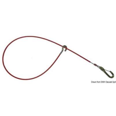 Fermo di sicurezza a strappo per carrelli