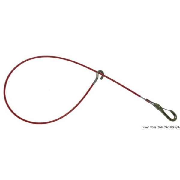 Fermo di sicurezza a strappo per carrelli