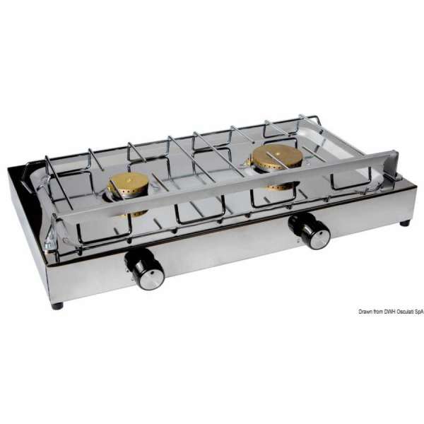 Fornello a due fuochi