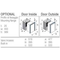 Frigo-freezer a compressore VitriFrigo C51i, unità refrigerante interna