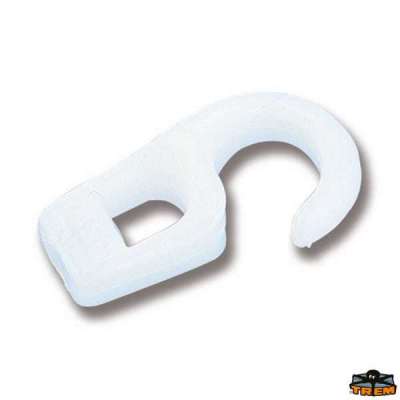 Ganci in nylon colore bianco