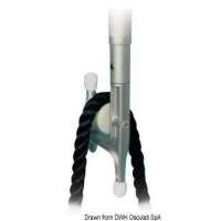 Gancio d’accosto professionale con puleggia di scorrimento per trappa