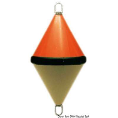 Gavitello biconico in ABS rinforzato bicolore