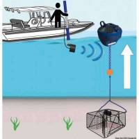 GO!UP Gavitello auto affondante con riemersione radiocomandata per recupero nasse, reti, attrezzature da pesca