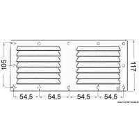 Griglia aerazione rettangolare