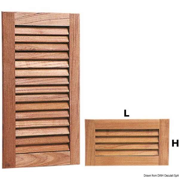 Griglie di areazione a persianetta ARC - spessore 18 mm