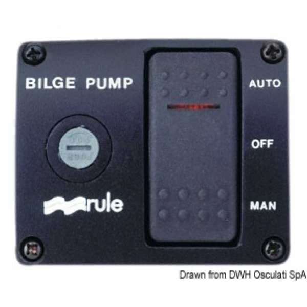 Interruttore RULE per pompe di sentina De Luxe