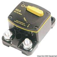 Interruttore termico stagno di protezione per verricello ed elica di prua