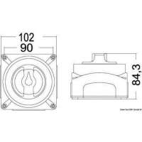 Interruttore/deviatore per batterie Selecta New