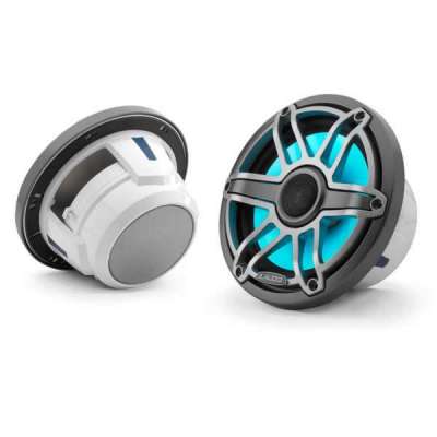 JL Audio M6-770X-S-GmTi-i altoparlanti coassiali marini da 7,7 ​​pollici con LED