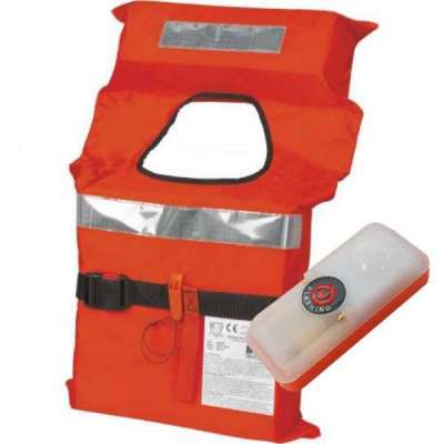 Kit 4 giubbotti Salvagente Samoa 150N e Luce LED Solas