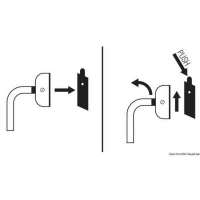 Kit attacchi rapidi per scalette in acciaio inox