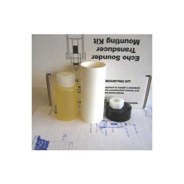  Kit di montaggio sensore ecoscandaglio interno allo scafo