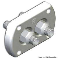 Kit paratia per doppio tubo idraulico, a tenuta stagna