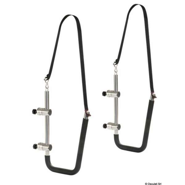  Kit porta sup o porta passerella in acciaio inox